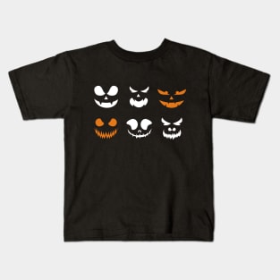 Face pumkins Kids T-Shirt